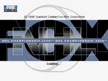 NHL Championship 2000 (US) screen shot title